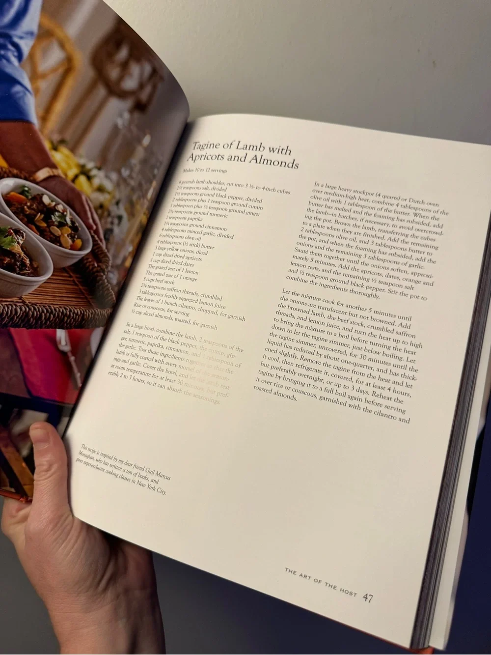 The Art of the Host by - Orange Hardcover Entertaining Cookbook